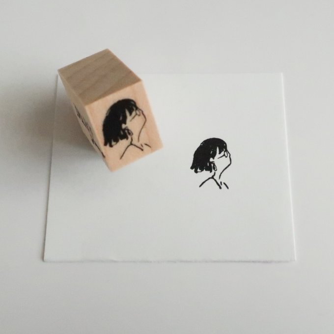 MA7stamp Rubber Stamp Fumiko - Piercings