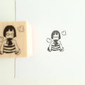 MA7stamp Rubber Stamp Fumiko -  Warm and Cozy