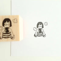 MA7stamp Rubber Stamp Fumiko -  Warm and Cozy view 2