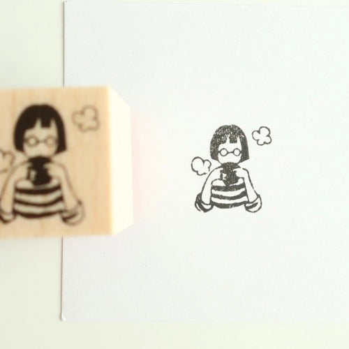 MA7stamp Rubber Stamp Fumiko -  Warm and Cozy