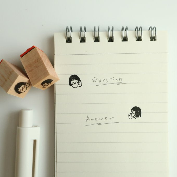MA7stamp Rubber Stamp Fumiko - Whispering