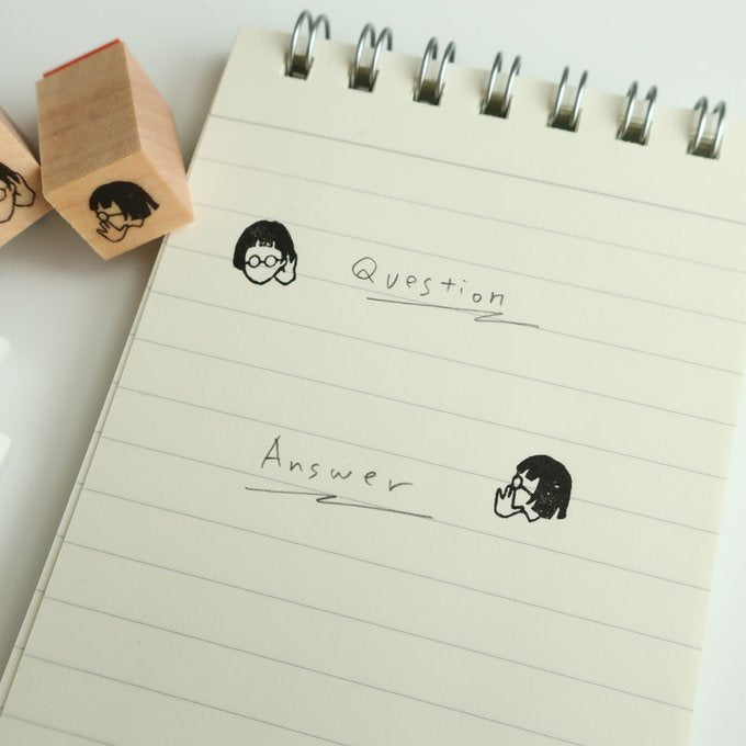 MA7stamp Rubber Stamp Fumiko - Whispering