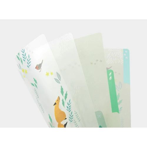 Midori A4 Pocket Clear File – Nordic Animal