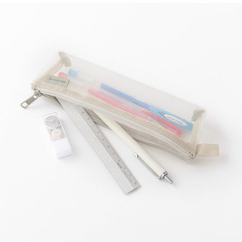 Midori Mesh Pen Case - Grey