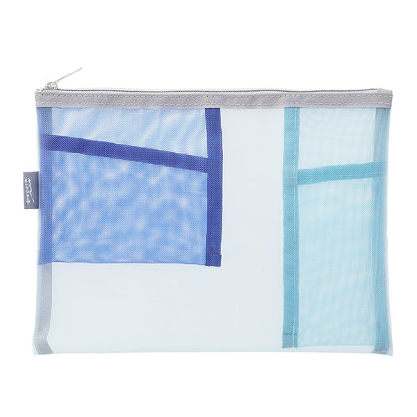 Midori Mesh Pen & Tool Pouch – Blue