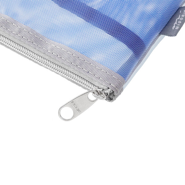 Midori Mesh Pen & Tool Pouch – Blue
