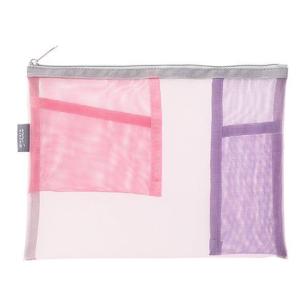 Midori Mesh Pen & Tool Pouch – Pink