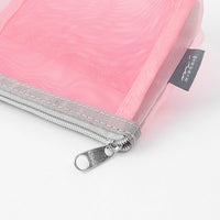 Midori Mesh Pen & Tool Pouch with Gusset – Pink view 4