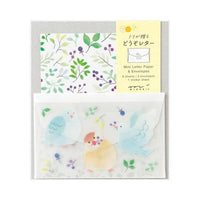 Midori Mini Letter Set with Seal - Bird view 1