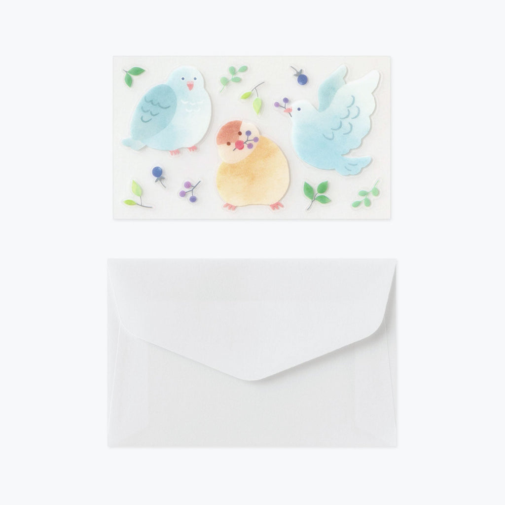 Midori Mini Letter Set with Seal - Bird