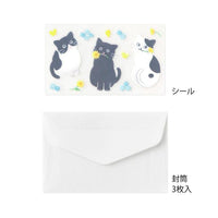 Midori Mini Letter Set with Seal - Cat view 4