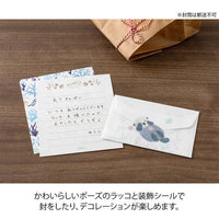 Midori Mini Letter Set with Seal - Sea Otter view 5