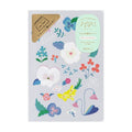 MIDORI Yuru Log Dot Grid Notebook B6 - Floral