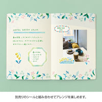MIDORI Yuru Log Dot Grid Notebook B6 - Floral view 8