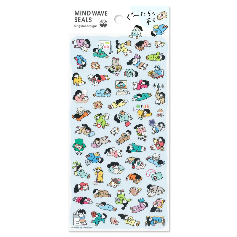 Mind Wave Gutarana Weekday Mini Size Stickers