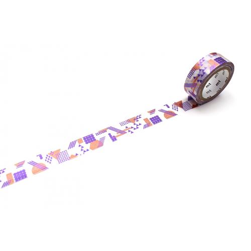 MT Masking Tape - Washi Tape - Bright Overlapping Geometry
