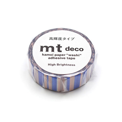 MT Masking Tape - Washi Tape - Bright Overlapping Stripes