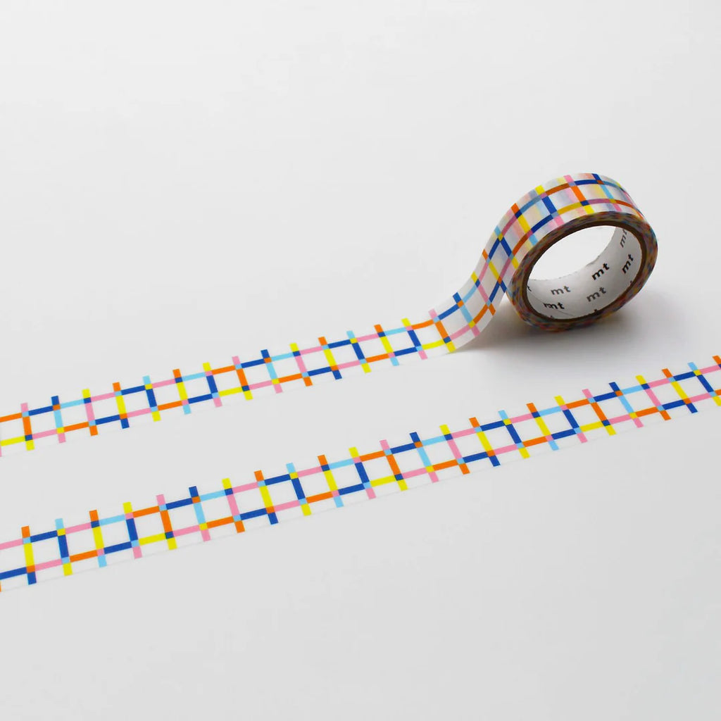 MT Masking Tape - Washi Tape - Colorful Gingham Check