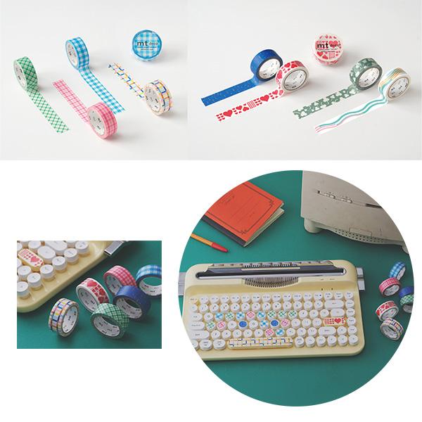 MT Masking Tape - Washi Tape - Colorful Gingham Check