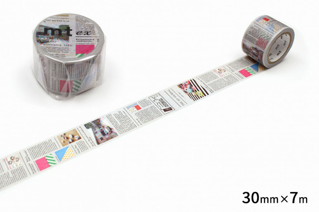 MT Masking Tape - Washi Tape - Ex Vintage Newspaper