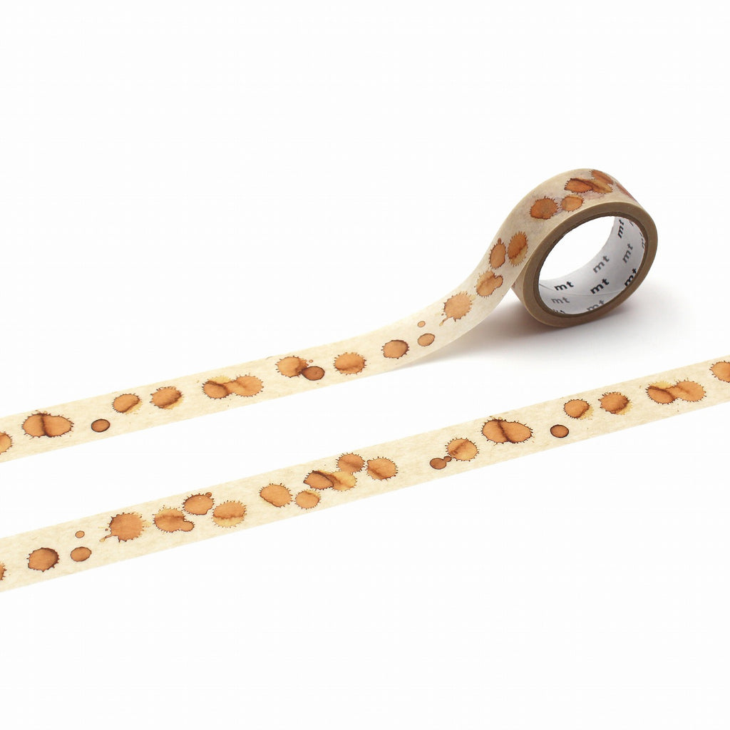 MT Masking Tape - Washi Tape - Upcycle Coffee Stain