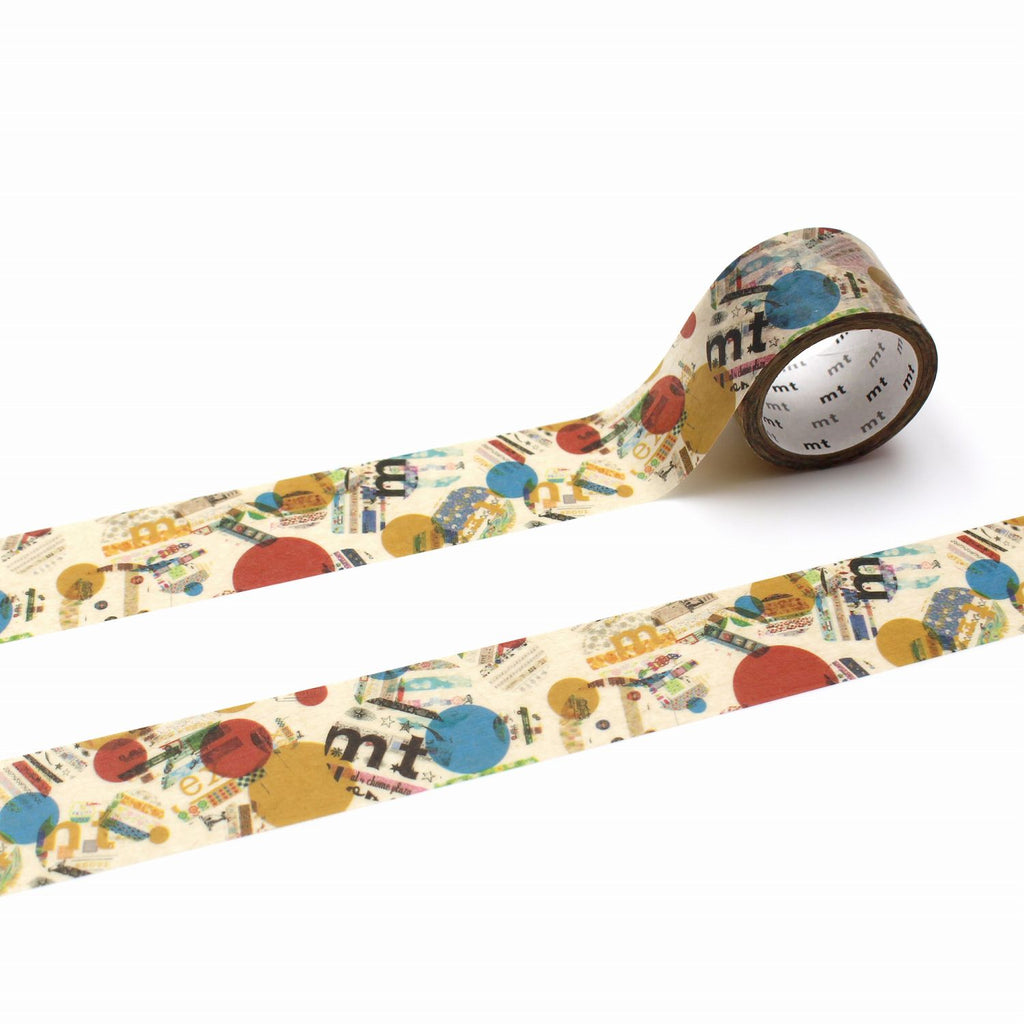 MT Masking Tape - Washi Tape - Upcycle Poster Collage Dot