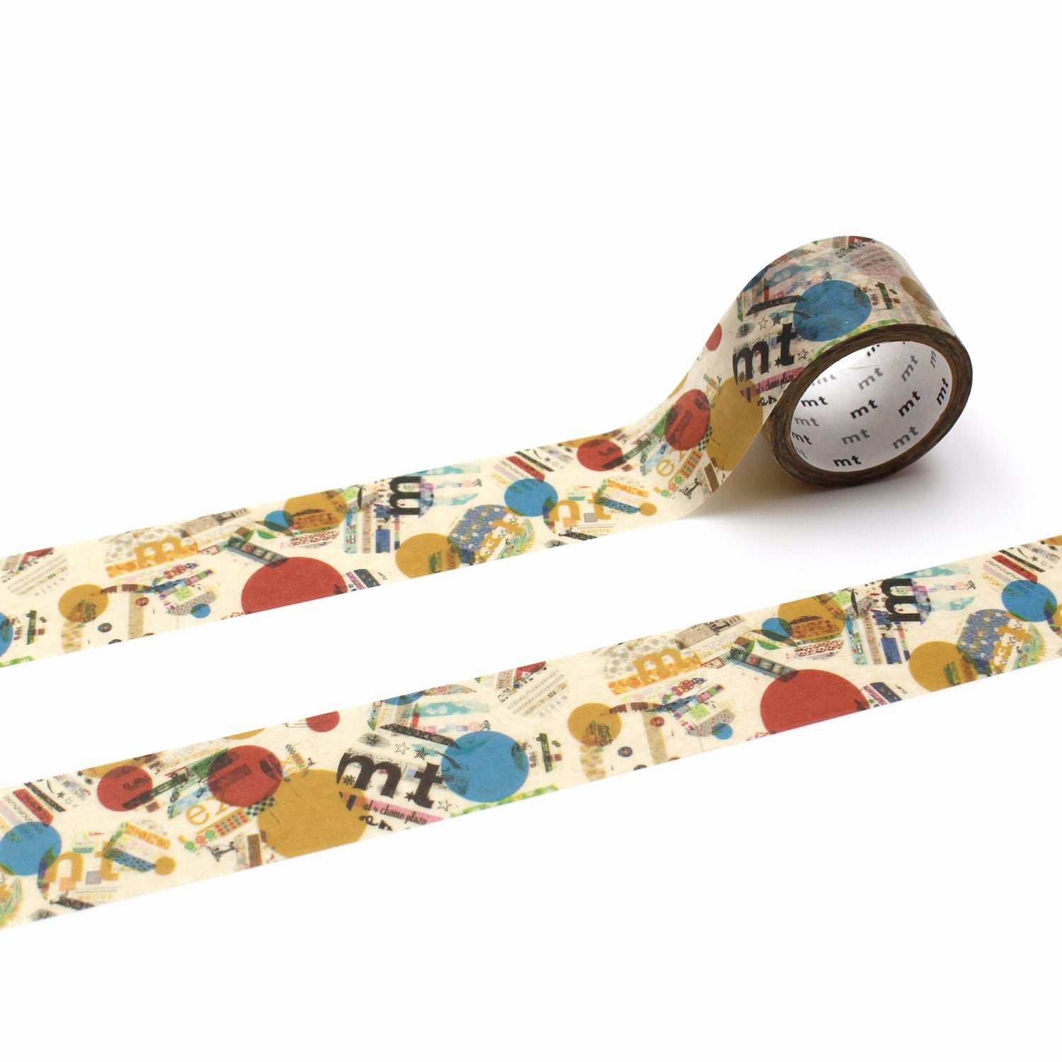 MT Masking Tape - Washi Tape - Upcycle Poster Collage Dot