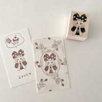 Nonco Hanco Rubber Stamp - Daydreaming view 2