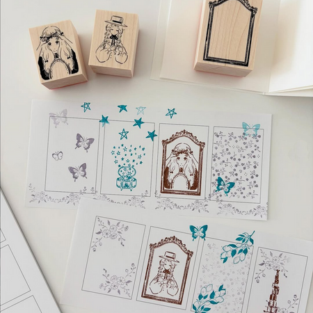 Nonco Hanco Rubber Stamp - Dressing Up