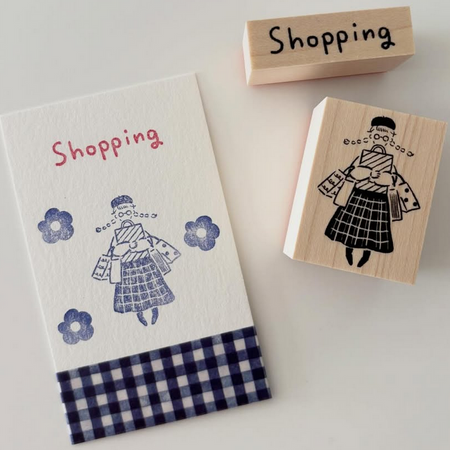 Nonco Hanco Rubber Stamp - Shopping