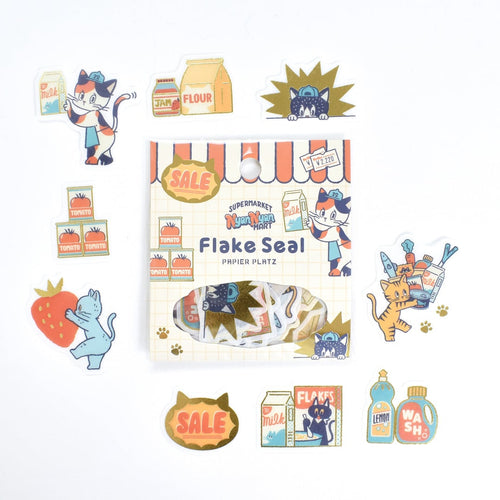 Papier Platz Obi-Wan Gold Foil Flake Stickers - NyanNyan MART - Sale Day