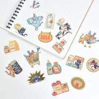 Papier Platz Obi-Wan Gold Foil Flake Stickers - NyanNyan MART - Weekday view 3