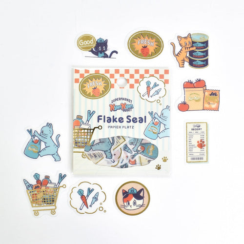 Papier Platz Obi-Wan Gold Foil Flake Stickers - NyanNyan MART - Weekday