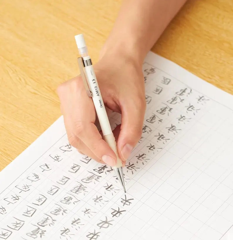 Pentel AMAIN Mechanical Pencil 1.3 White
