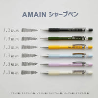 Pentel AMAIN Mechanical Pencil 1.3 Yellow view 4