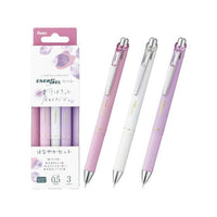 Pentel EnerGel Kohare Gel Pen 3-Color Set - Hanayaka view 1