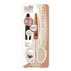 PLUS FitCut Curve Premium Scissors – Ivory | Titanium‑Coated