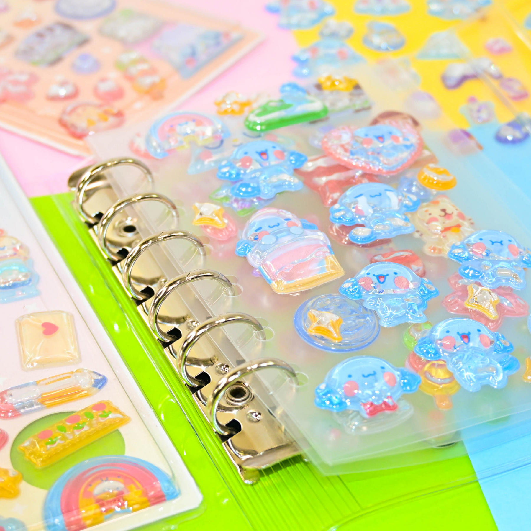Rainbowholic Pukuholic 3D Stickers - Rainbow Things
