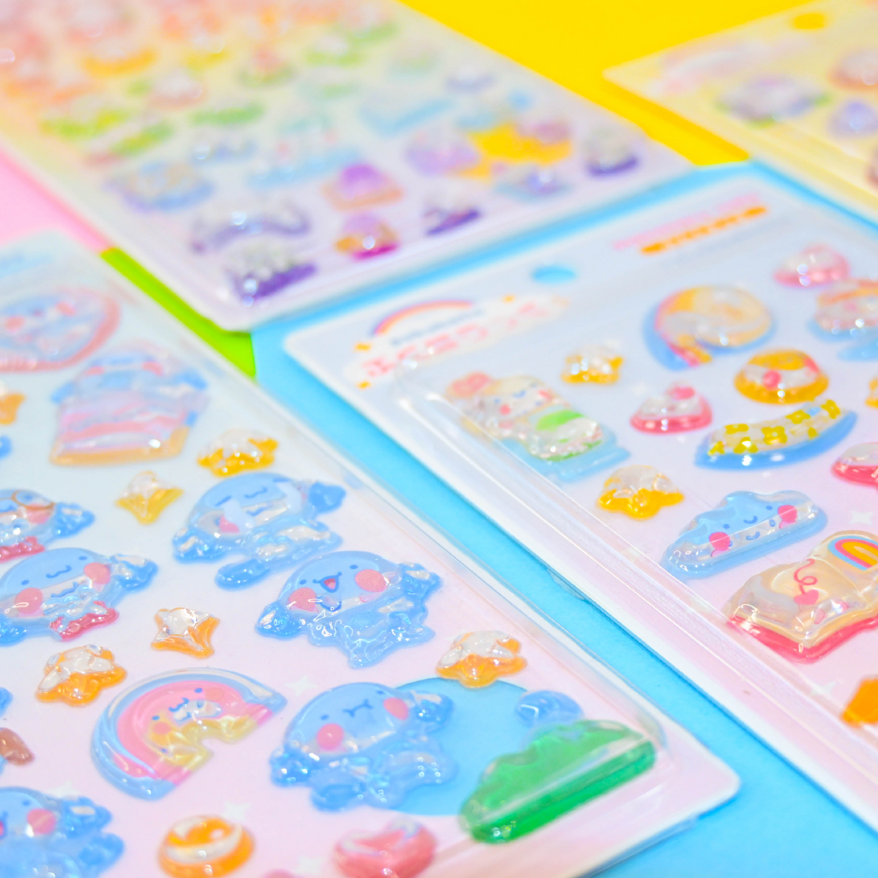 Rainbowholic Pukuholic 3D Stickers - Rainbow Things