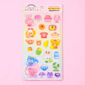 Rainbowholic x Ochame Friends Pukuholic 3D Stickers - Ochame Rainbow