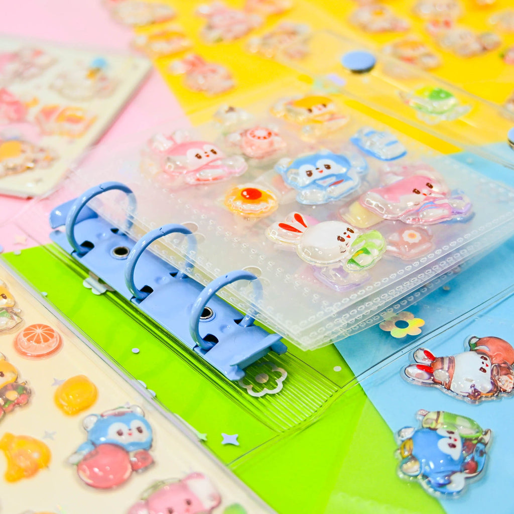 Rainbowholic x Ochame Friends Pukuholic 3D Stickers - The Ochame Friends