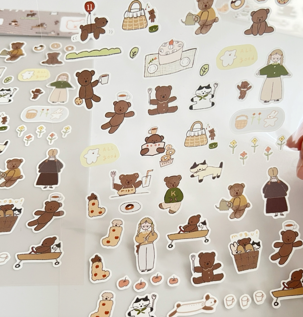 Ranmyu PET Stickers - Arigato! Picnic Seal