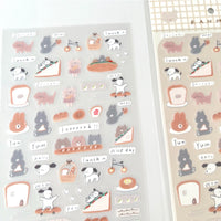 Ranmyu PET Stickers - Dog Riding a Baguette view 2