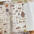 Ranmyu PET Stickers - Girl Wearing a Coat