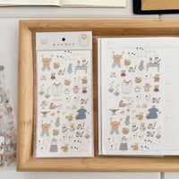 Ranmyu PET Stickers - Girl Wearing a Sheet view 5