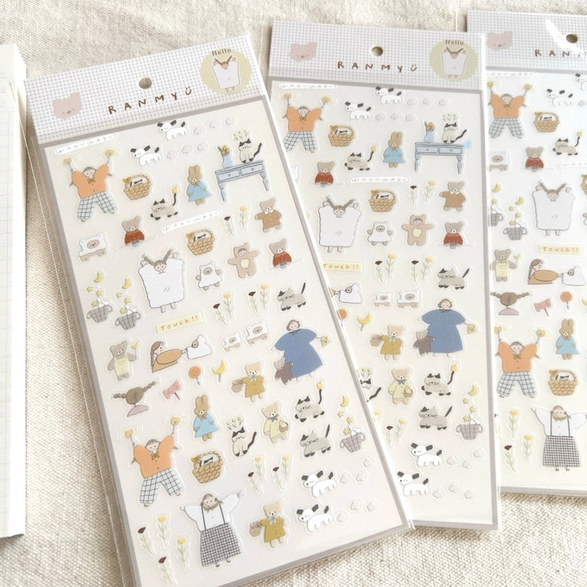 Ranmyu PET Stickers - Girl Wearing a Sheet
