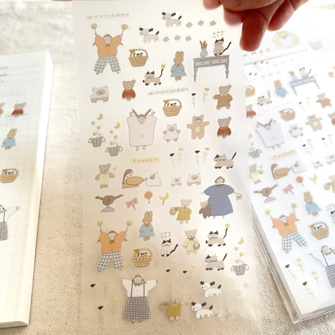 Ranmyu PET Stickers - Girl Wearing a Sheet