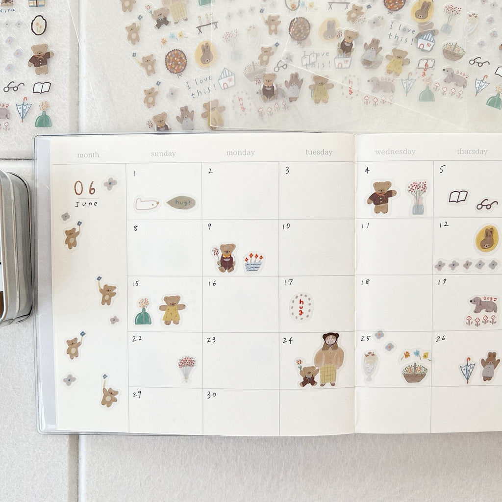 Ranmyu PET Stickers - Refreshing Colors