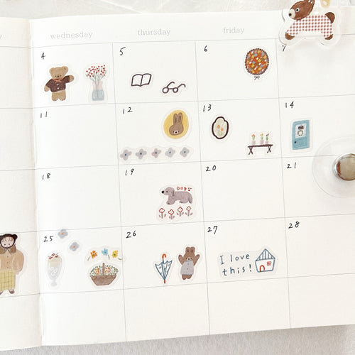 Ranmyu PET Stickers - Refreshing Colors