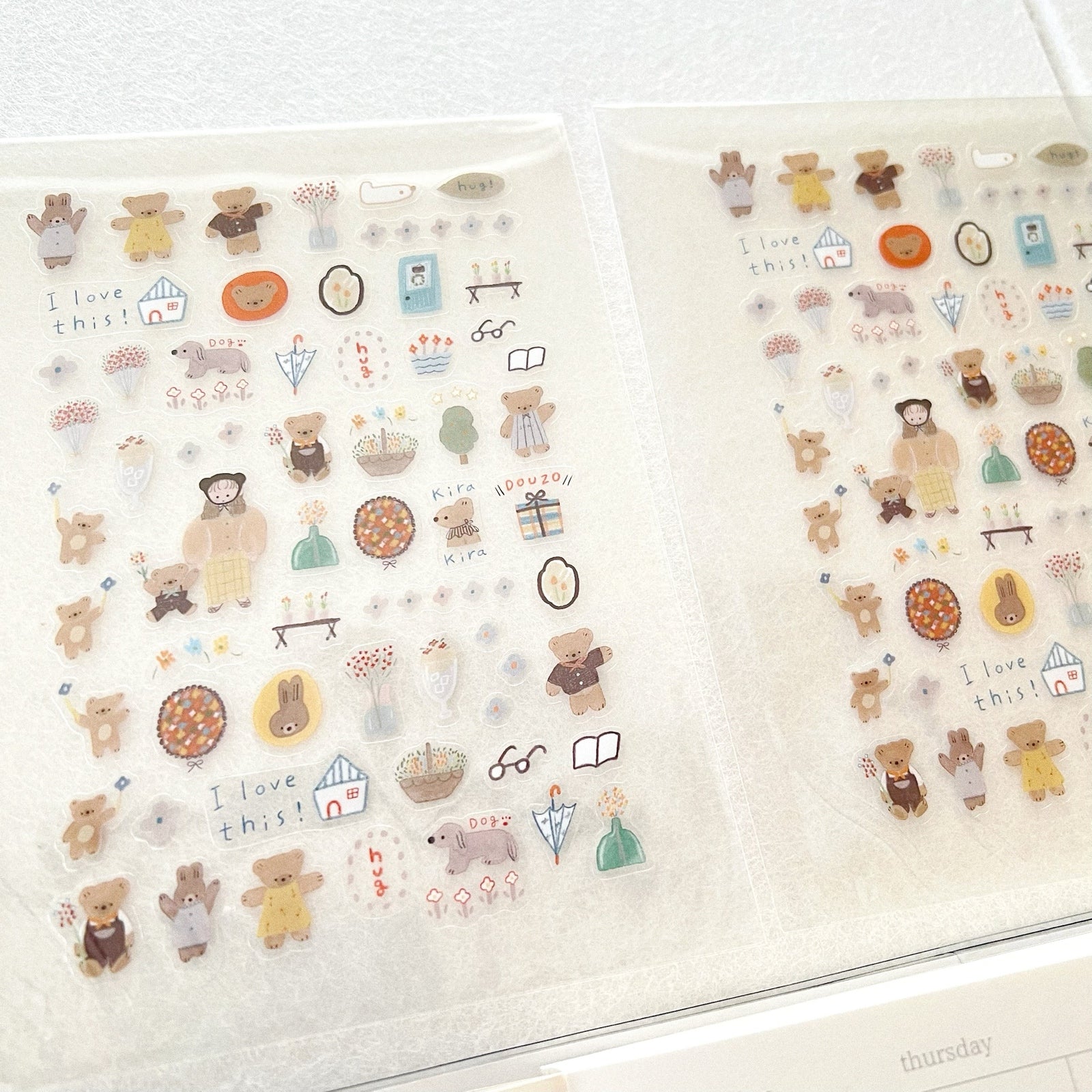 Ranmyu PET Stickers - Refreshing Colors